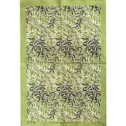 William Morris Green Willow Gallery Tea Towel